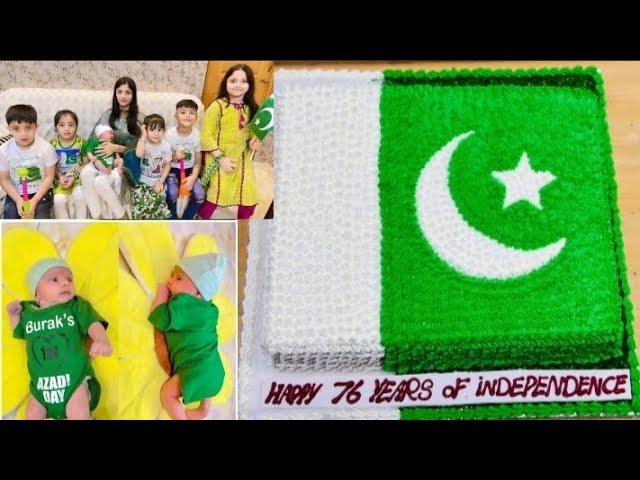 happy independence day  | cake cutting & bar b q party | @Sania's life