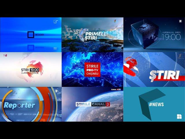 Moldovan TV News Intros 2021 / Openings Compilation Moldova (HD)