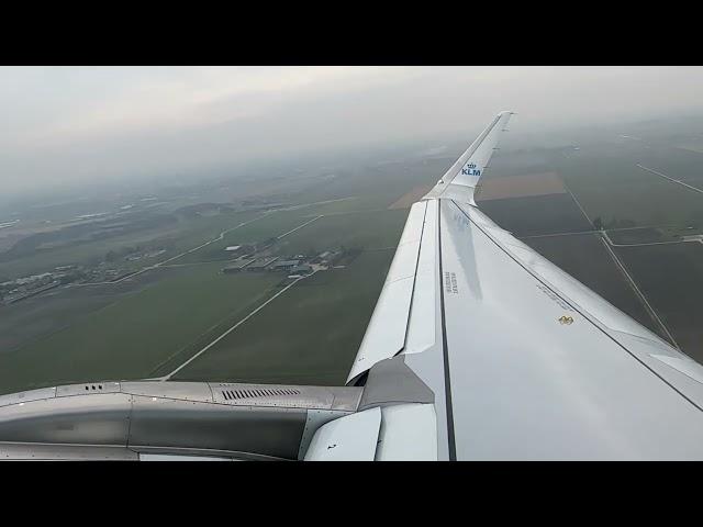 Pays Bas décollage Amsterdam Aéroport Schiphol KLM E175 E 190 / Netherlands Take off Amsterdam