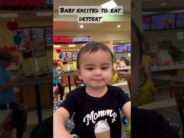 Cutest Baby Excited to Eat