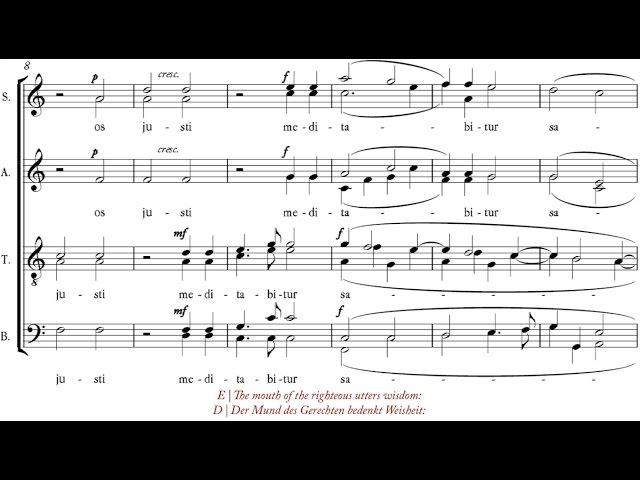 Bruckner | Os justi [á 4-8; Voces8]