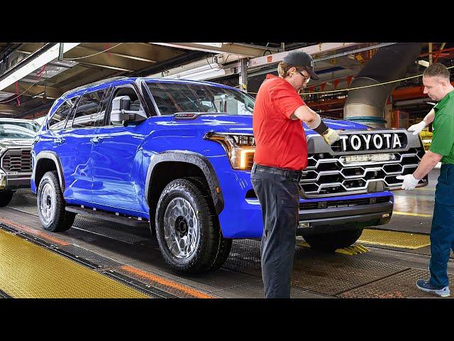 How They Build the New Massive Toyota Sequoia in the US