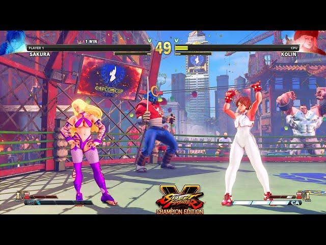 Street Fighter V: CE Sakura vs Kolin PC Mod #3