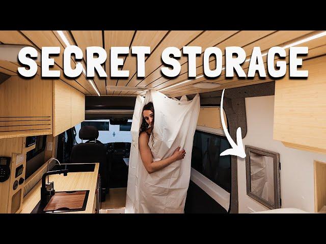 Luxury VAN TOUR  with Insane Hidden Features!