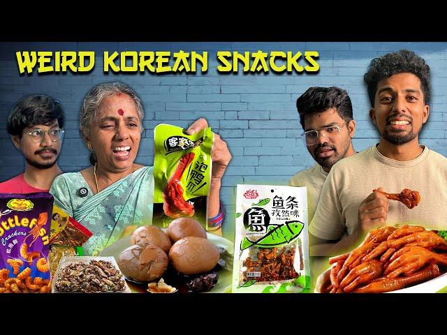 Indian's Trying Weird Korean Snacks for the First Time‍