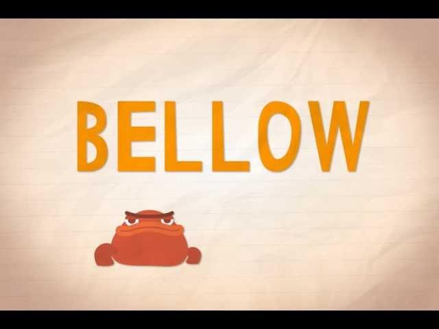 Endless Alphabet: Bellow