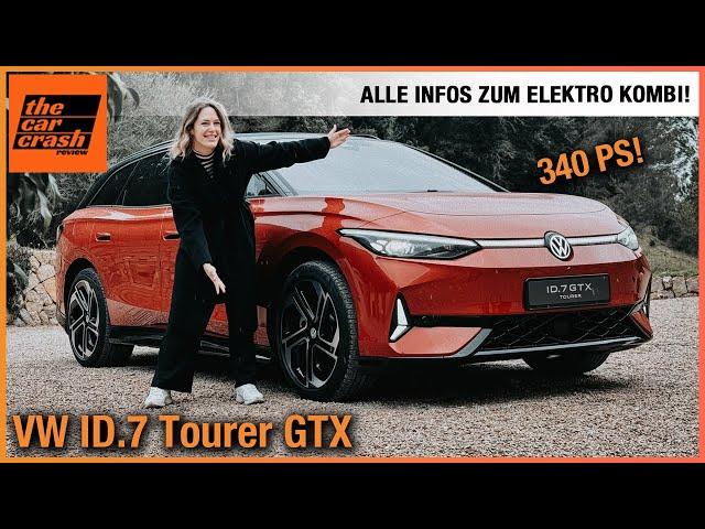 VW ID.7 GTX Tourer im Test (2024) Alle Infos zum Elektro Kombi mit 340 PS! Review | Preis | Variant