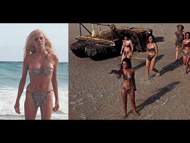 Blonde Cavewoman vs a Dark-Haired Tribe - When Dinosaurs Ruled The Earth [1080p]