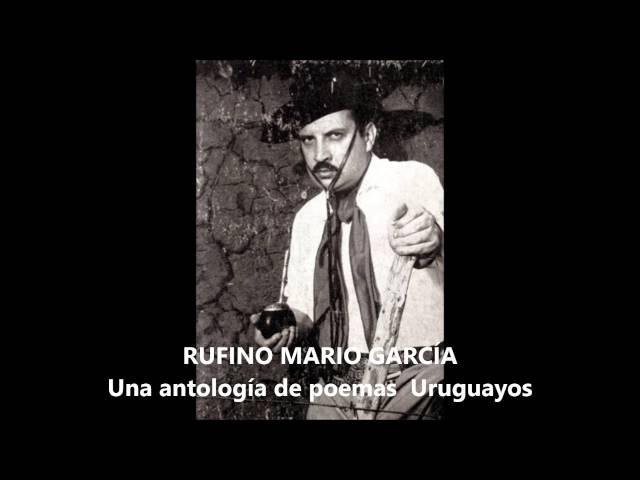 Rufino Mario García  -  Una antología de poemas Uruguayos