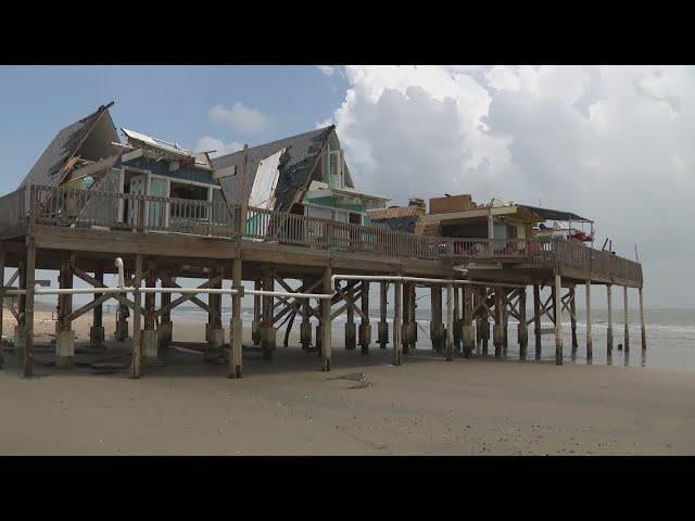 Surfside beach homes destroyed by Beryl