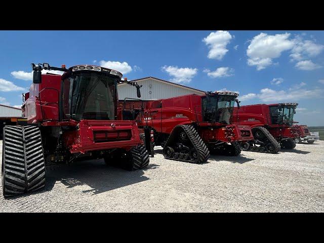 Three New Case IH 9250 Combines Show Up To The Farm & Irrigation Season 5 Episode 14