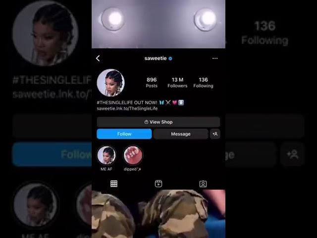Jaguar Wright Alleges Saweeties Followers may be Fake #fyp #viral