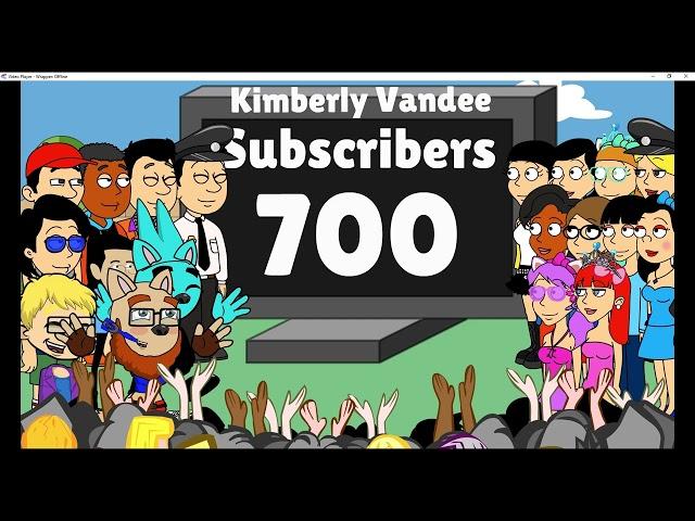 Congratulations to @kimberlyvandee7083 for reaching 700 Subscribers