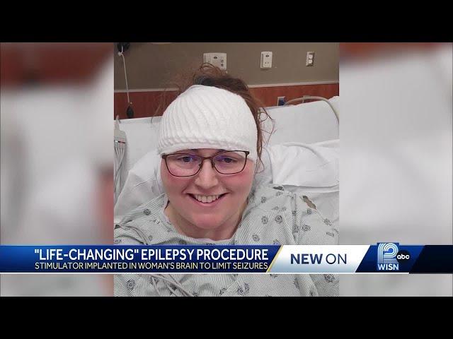 Woman undergoes 'life-changing' procedure years after epilepsy diagnosis