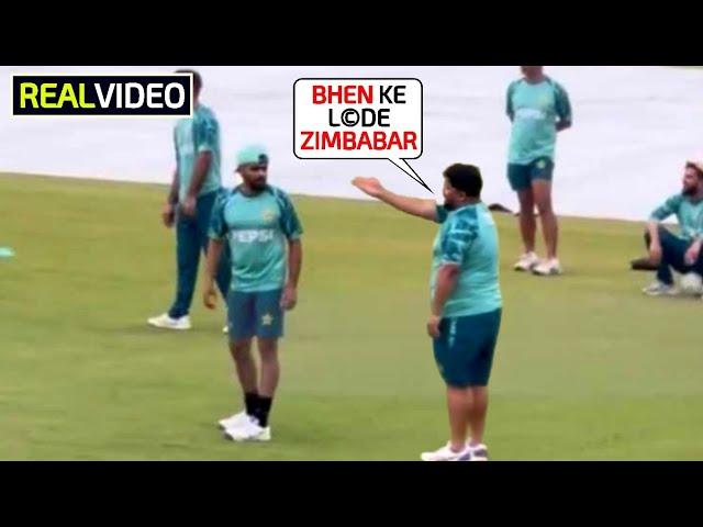 Huge fight between Babar Azam & Azam Khan started abusing each other in T20 World Cup practice