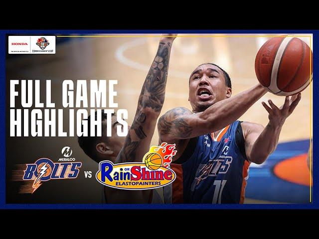 MERALCO vs RAIN OR SHINE | FULL GAME HIGHLIGHTS | PBA SEASON 49 COMMISSIONER'S CUP | DECEMBER 1 2024