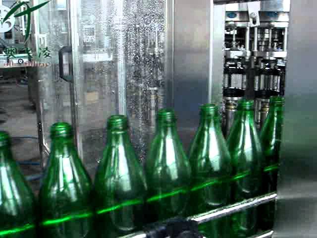 10000BPH carboanted drink filling machine for glass bottle