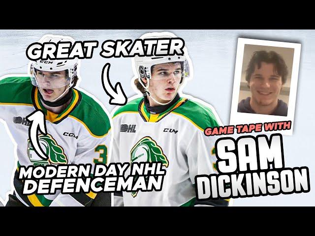 Sam Dickinson On Emulating Miro Heiskanen, Developing Offensive Game In London | Game Tape With Tony