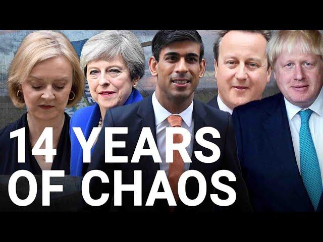 14 years of Tory mayhem in 14 minutes
