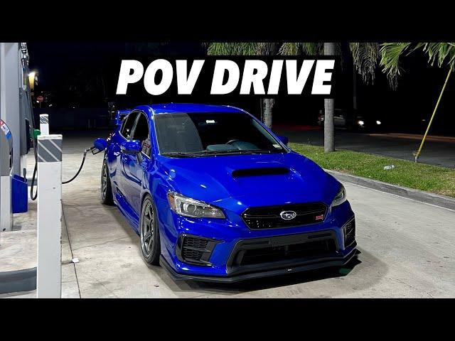 2021 Subaru WRX STI- POV night drive somewhere in Miami