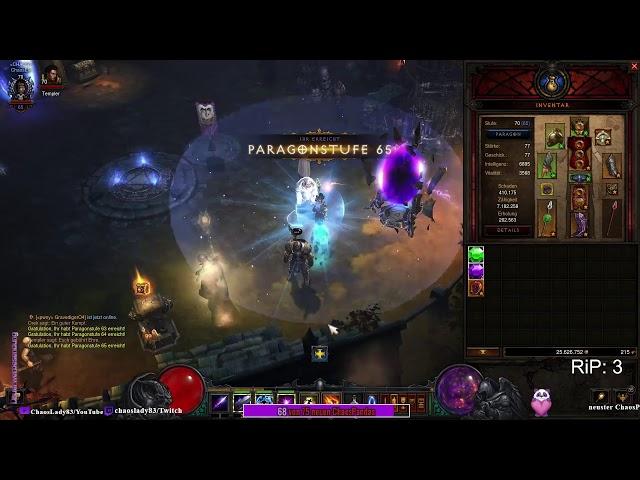 Diablo IV noch 23h dann sprengen wir die Server? // bis dahin HC Diablo3// Nervenkitzel und pures…