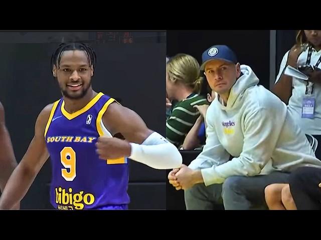 Bronny James SHINES in G League Debut In Front Of Coach JJ & LeBron  | South Bay vs Salt Lake