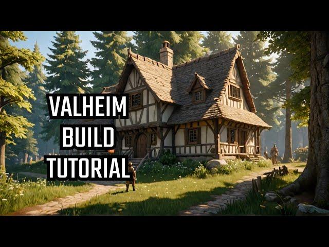 Valheim: How To Build A Medieval Village House #2