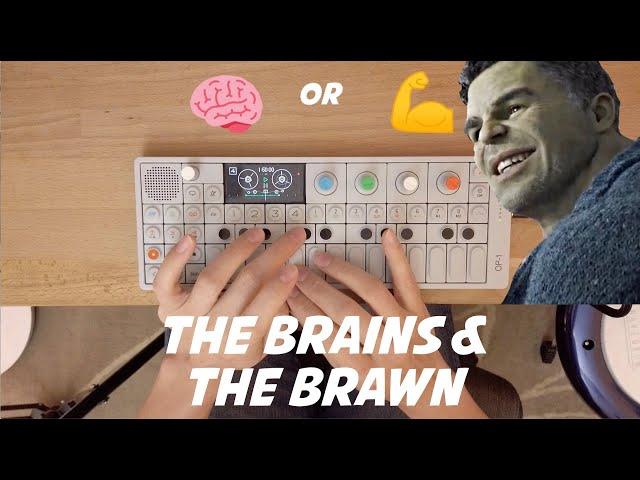 "THE BRAINS & THE BRAWN" — Remixing Professor Hulk