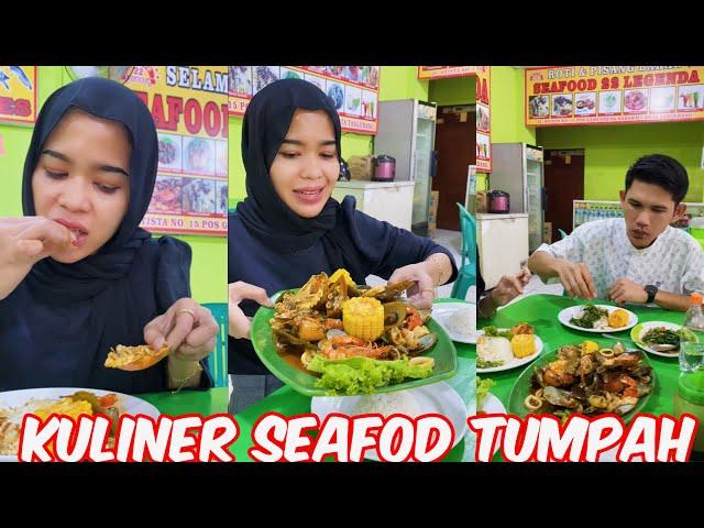 Pulang kerja kita makan seafood tumpah