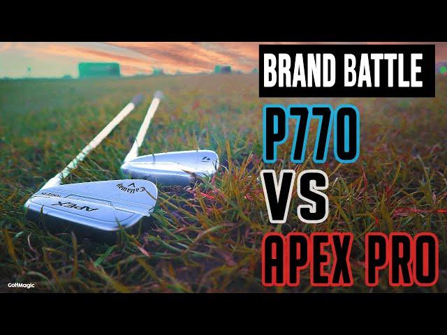 TaylorMade P770 VS NEW Callaway Apex Pro 21 | Brand Battle | GolfMagic.com