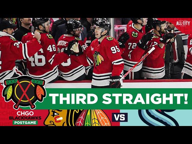 Teuvo Teräväinen and Chicago Blackhawks win third straight! | CHGO Blackhawks POSTGAME Podcast