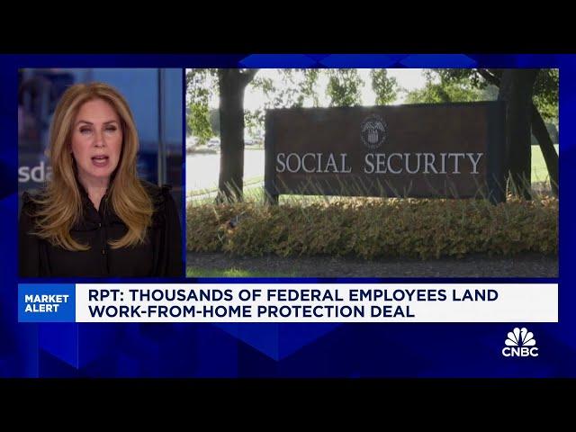 Thousands of federal employees land work-from-home protection deal: Report