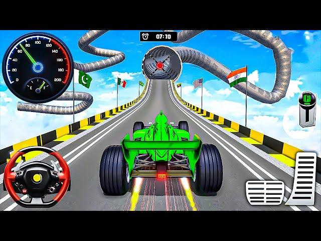 Extreme Formula Car Racing Stunts 3D - Impossible Mega Ramp GT Car 3D - Android Gameplay #3