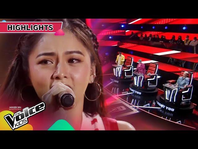 Kim Chiu tries to get the Coaches to spin their red chairs | The Voice Kids Philippines 2023