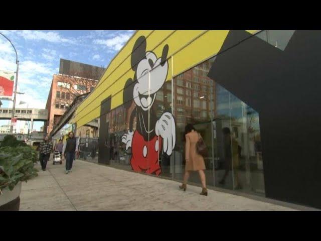 Watch: New York exhibition celebrates Mickey Mouse turning 90