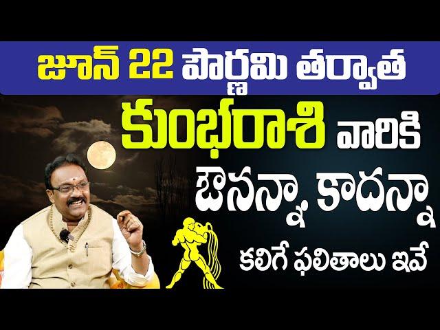 Kumbha Rasi Phalithalu 2024 Telugu | Kumbha Rasi Phalalu | Aquarius Horoscope 2024 | SudarshanamTv