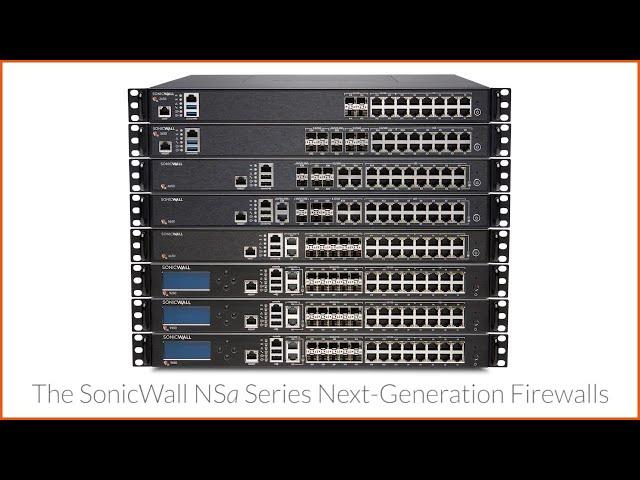 SonicWall NSa Series Firewalls Video Data Sheet