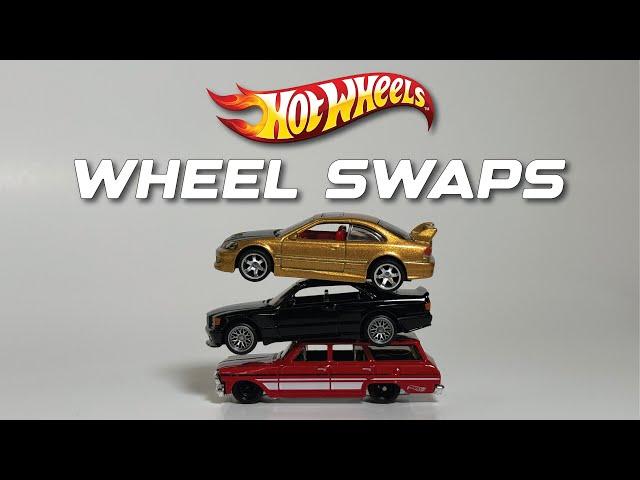 HOTWHEELS : TRY THESE WHEEL SWAP TECHNIQUES