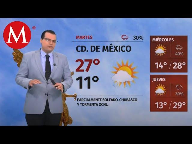 El clima para hoy 30 de mayo de 2023, con Nelson Valdez