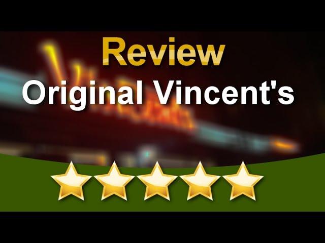 Original Vincent's New York Remarkable Five Star Review by Tony S.