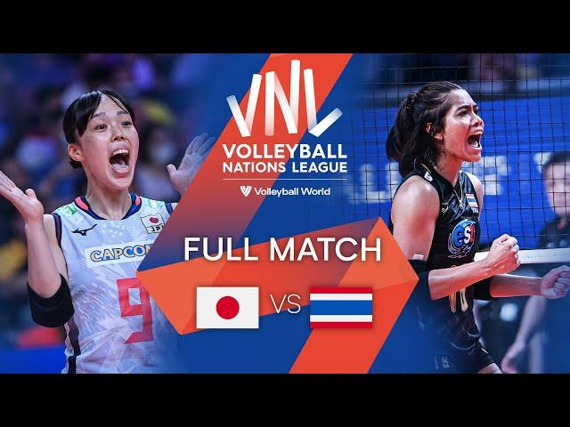  JPN vs   THA - Full Match | Preliminary Phase | Women's VNL 2022