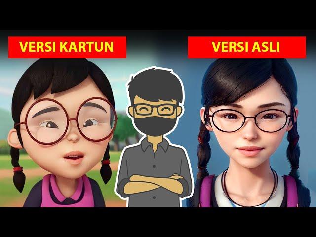 KARAKTER UPIN & IPIN DI DUNIA NYATA