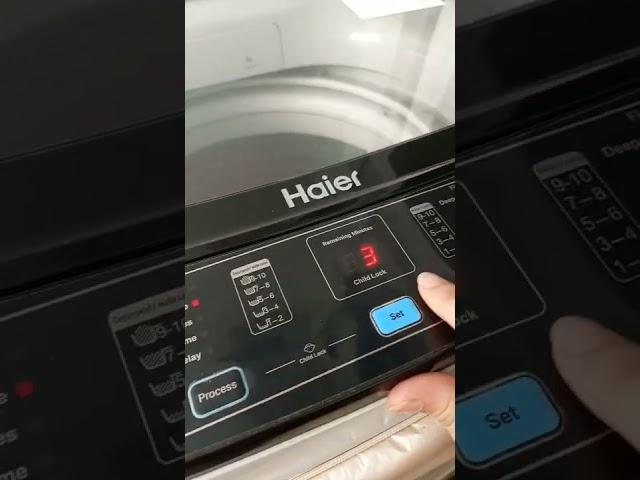 Haier Automatic Washing Machine - Quick Cycle