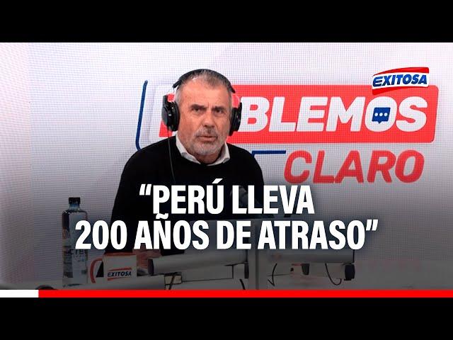 "A políticos no les importa un comino": Nicolás Lúcar afirma que Perú lleva 200 años con problemas