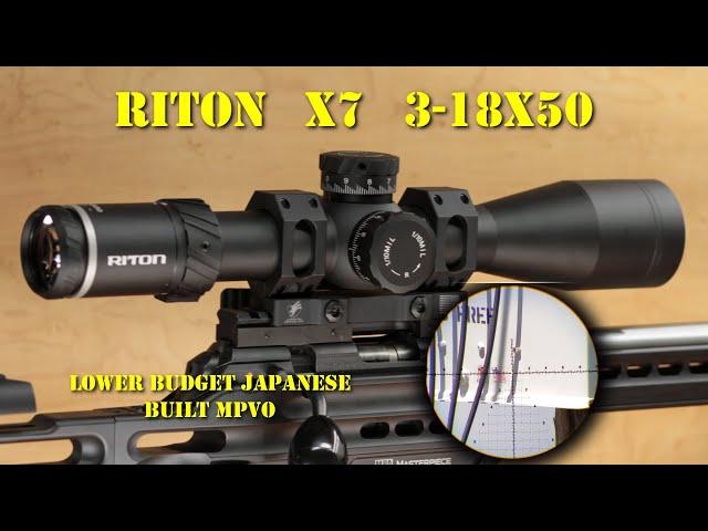 RITON Conquer X7 3-18x50 PSR Reticle - First Person Review