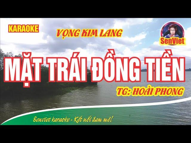 Mặt trái đồng tiền | karaoke | vọng kim lang || TG: Hoài Phong | Senviet karaoke