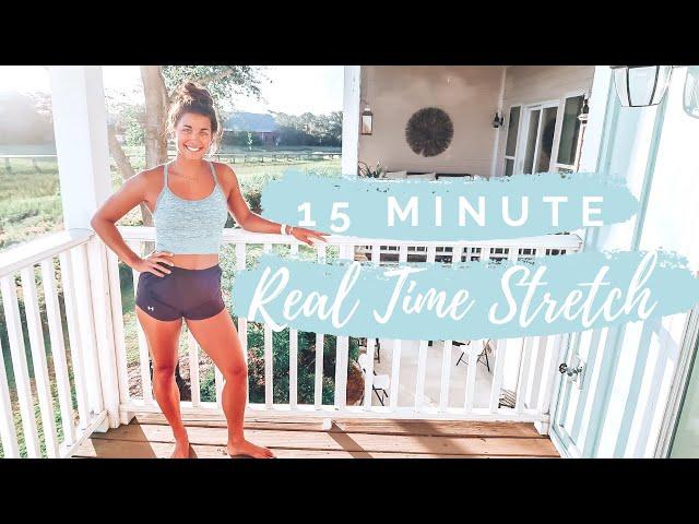 15 MINUTE FOLLOW ALONG MORNING STRETCH | follow along and stretch with me, morning stretch routine