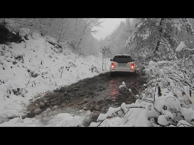 SsangYong Rexton W  off road snow trip Kocadağ act winter Nankang AT-5 tires kar performans