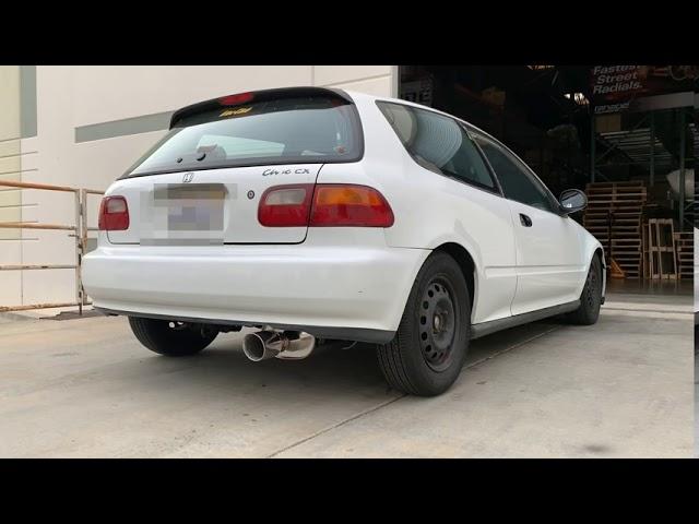 Revel Medallion Touring-S exhaust system for 92-95 Honda Civic Hatchback (T70004R)