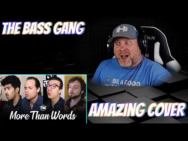 The Bass Gang - More Than Words (Bass Singers Cover) | REACTION